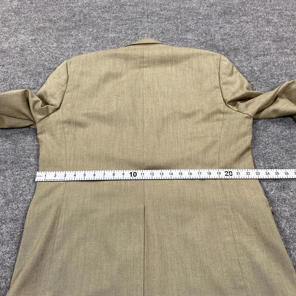 Chaps Blazer Mens 46 Long Beige‎ Poly Rayon Sport Coat Classic Dress Jacket